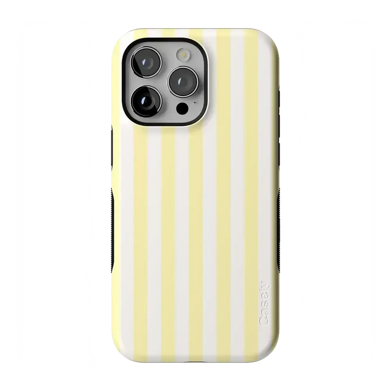 Butter Yellow Stripes | Sunday Best Case Phone Case get.casely Bold Flex + MagSafe® iPhone 15 Pro Max 