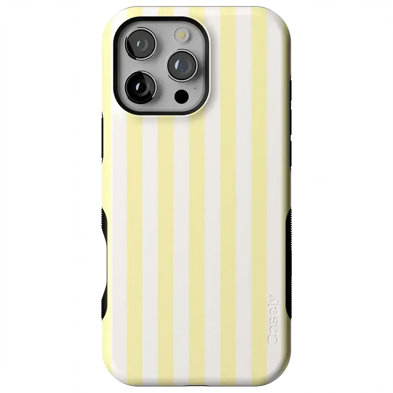 Butter Yellow Stripes | Sunday Best Case Phone Case get.casely Bold Flex + MagSafe® iPhone 16 Pro Max 