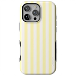 Butter Yellow Stripes | Sunday Best Case Phone Case get.casely Bold Flex + MagSafe® iPhone 16 Pro Max 