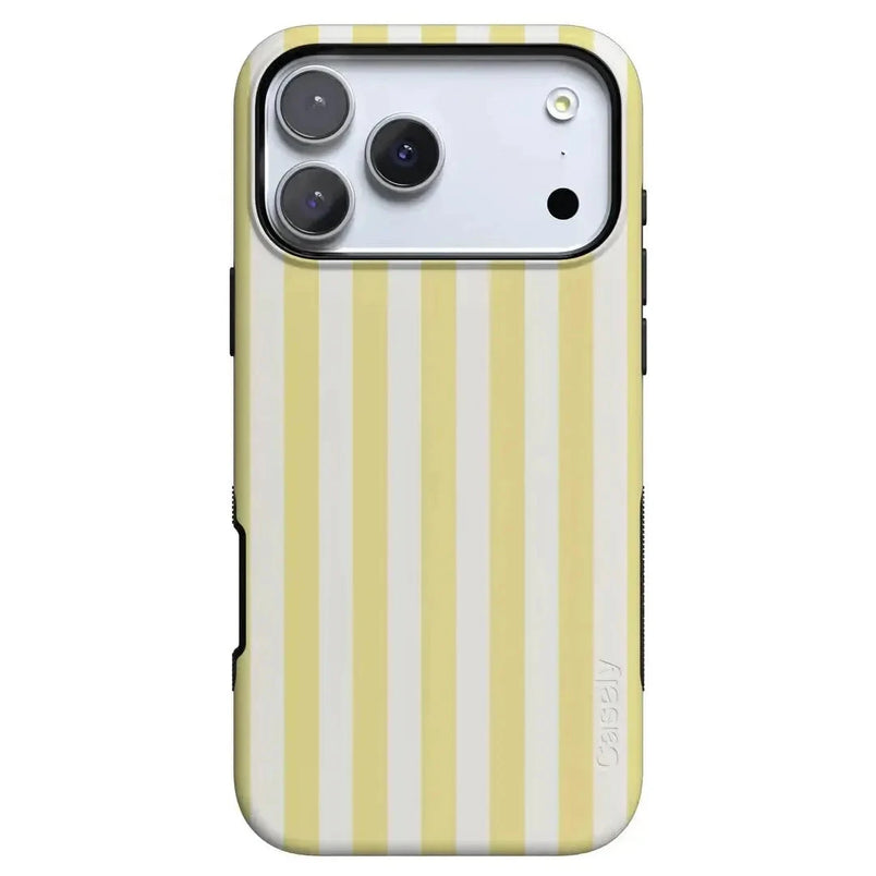 Butter Yellow Stripes | Sunday Best Case Phone Case get.casely Bold Flex + MagSafe® iPhone 17 Pro Max 