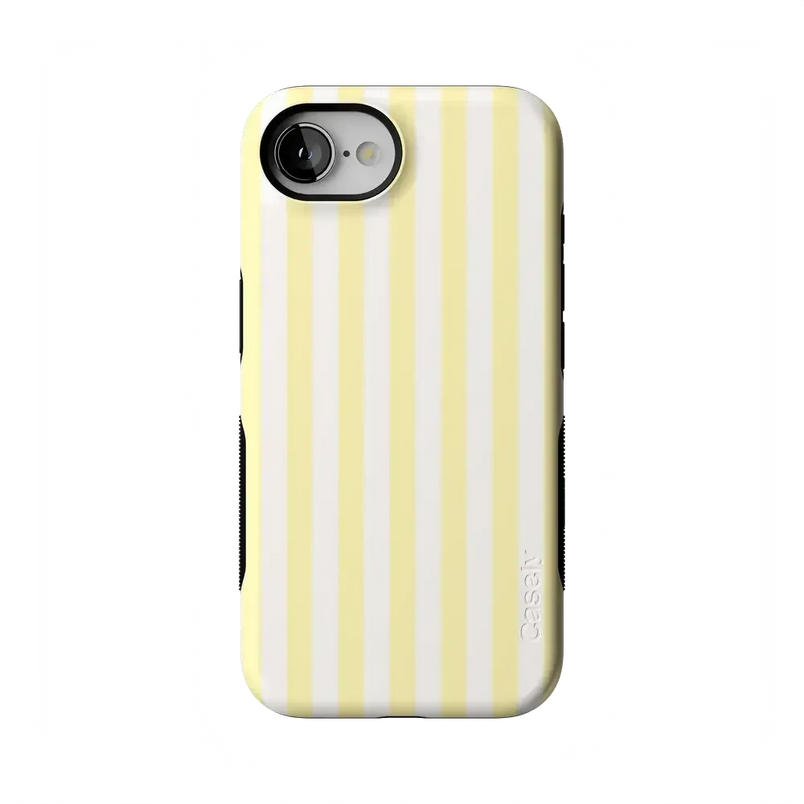 Butter Yellow Stripes | Sunday Best Case Phone Case get.casely Bold Flex + MagSafe® iPhone 17e 