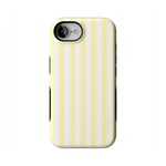 Butter Yellow Stripes | Sunday Best Case Phone Case get.casely Bold Flex + MagSafe® iPhone 17e 