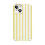 Butter Yellow Stripes | Sunday Best Case Phone Case get.casely Classic + MagSafe® iPhone 15 Plus 