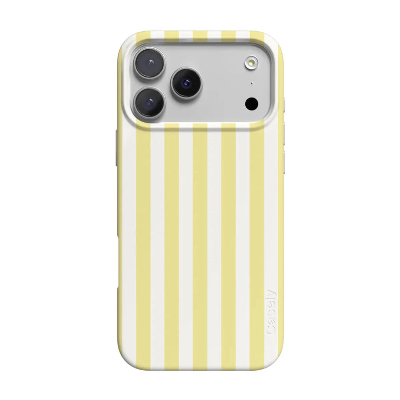Butter Yellow Stripes | Sunday Best Case Phone Case get.casely Classic + MagSafe® iPhone 17 Pro Max 