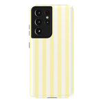 Butter Yellow Stripes | Sunday Best Case Phone Case get.casely Essential Galaxy S21 Ultra 