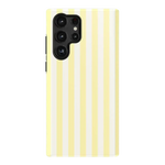 Butter Yellow Stripes | Sunday Best Case Phone Case get.casely Essential Galaxy S22 Ultra 