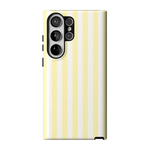 Butter Yellow Stripes | Sunday Best Case Phone Case get.casely Essential Galaxy S23 Ultra 
