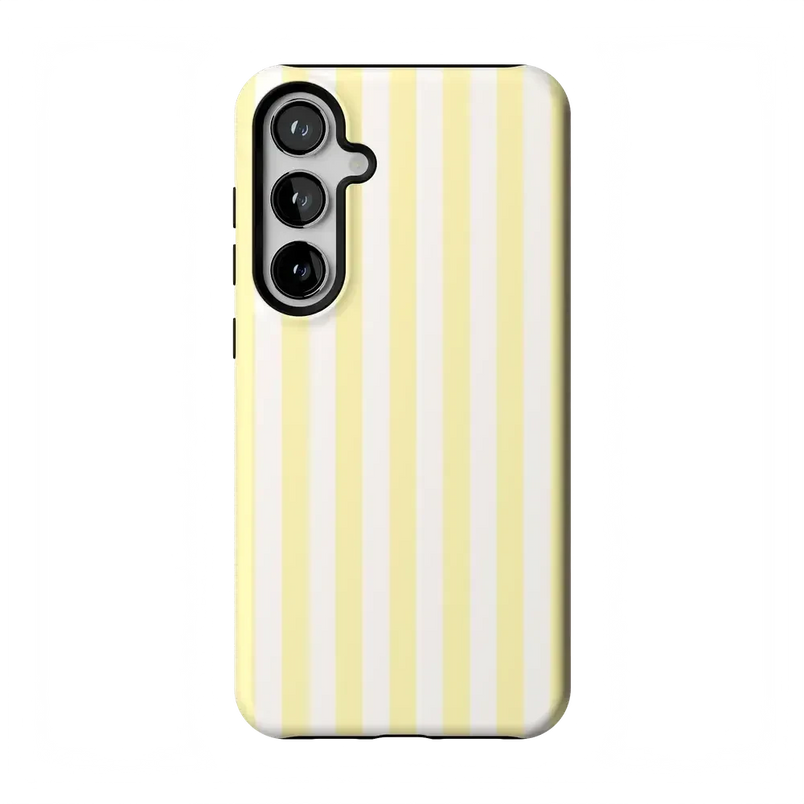 Butter Yellow Stripes | Sunday Best Case Phone Case get.casely Essential Galaxy S24 Plus 