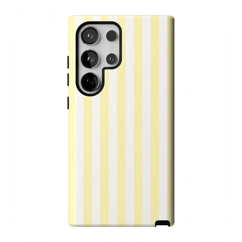 Butter Yellow Stripes | Sunday Best Case Phone Case get.casely Essential Galaxy S24 Ultra 