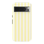 Butter Yellow Stripes | Sunday Best Case Phone Case get.casely Essential Google Pixel 8 Pro 