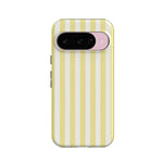 Butter Yellow Stripes | Sunday Best Case Phone Case get.casely Essential + MagSafe® Google Pixel 10 