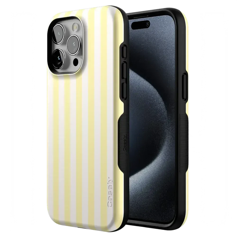 Butter Yellow Stripes | Sunday Best Case Phone Case get.casely 