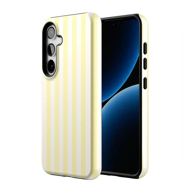 Butter Yellow Stripes | Sunday Best Case Phone Case get.casely 