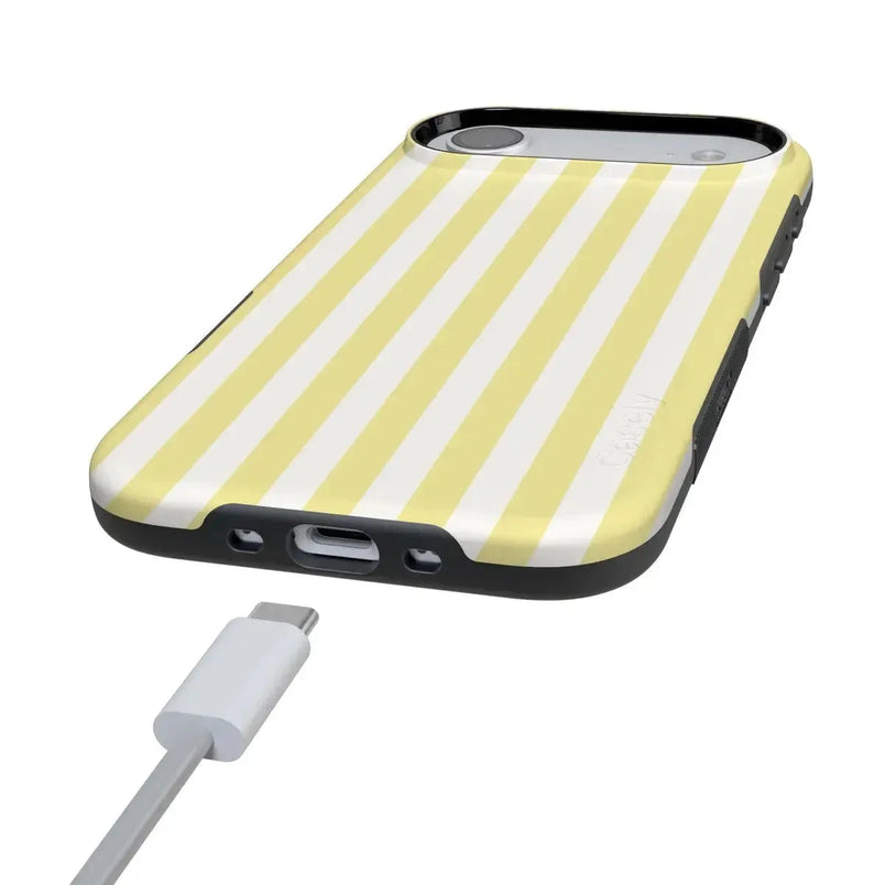 Butter Yellow Stripes | Sunday Best Case Phone Case get.casely 