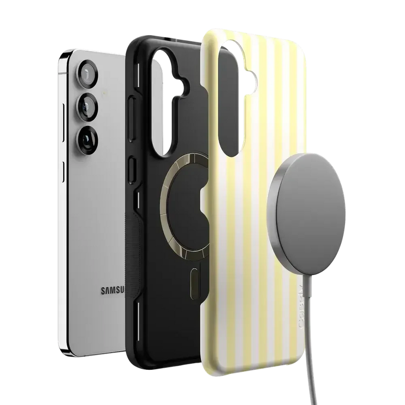 Butter Yellow Stripes | Sunday Best Case Phone Case get.casely 