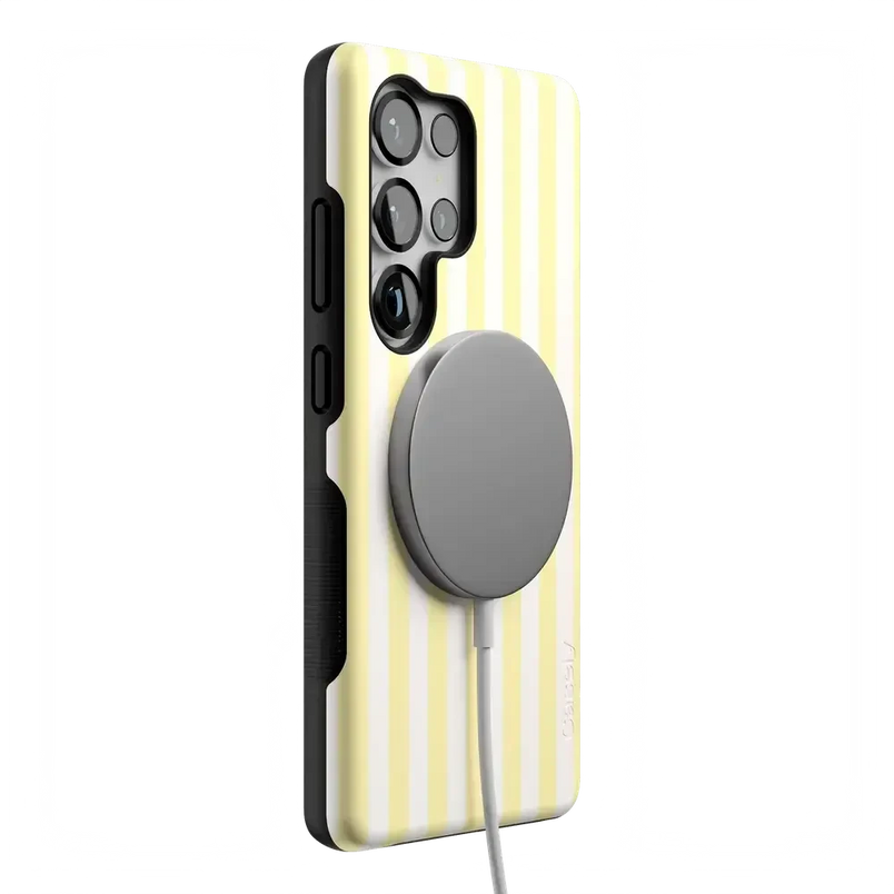 Butter Yellow Stripes | Sunday Best Case Phone Case get.casely 