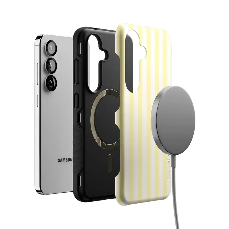 Butter Yellow Stripes | Sunday Best Case Phone Case get.casely 