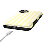 Butter Yellow Stripes | Sunday Best Case Phone Case get.casely 