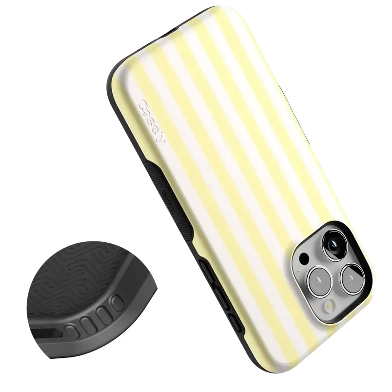 Butter Yellow Stripes | Sunday Best Case Phone Case get.casely 