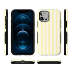 Butter Yellow Stripes | Sunday Best Case Phone Case get.casely 