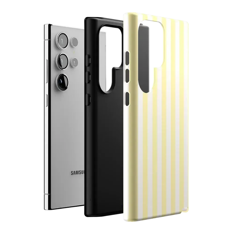 Butter Yellow Stripes | Sunday Best Case Phone Case get.casely 