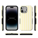 Butter Yellow Stripes | Sunday Best Case Phone Case get.casely 