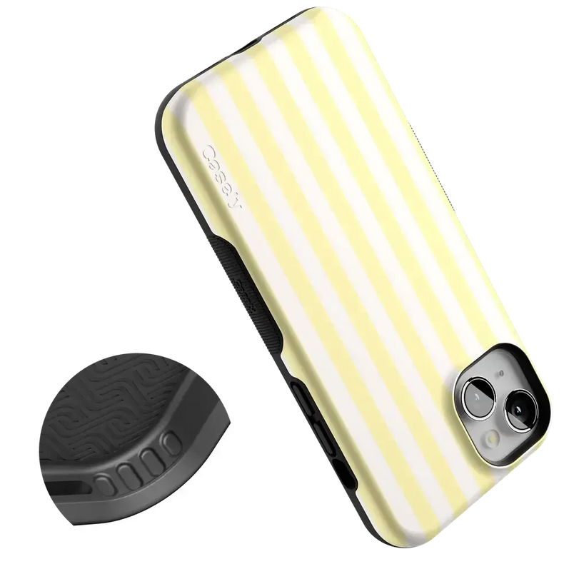 Butter Yellow Stripes | Sunday Best Case Phone Case get.casely 