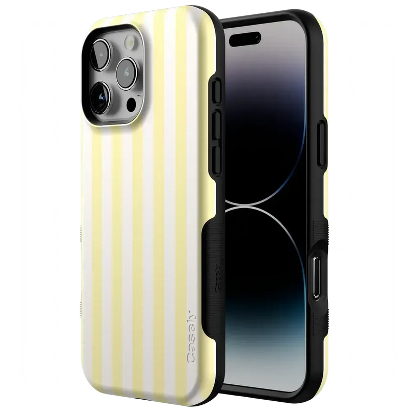 Butter Yellow Stripes | Sunday Best Case Phone Case get.casely 