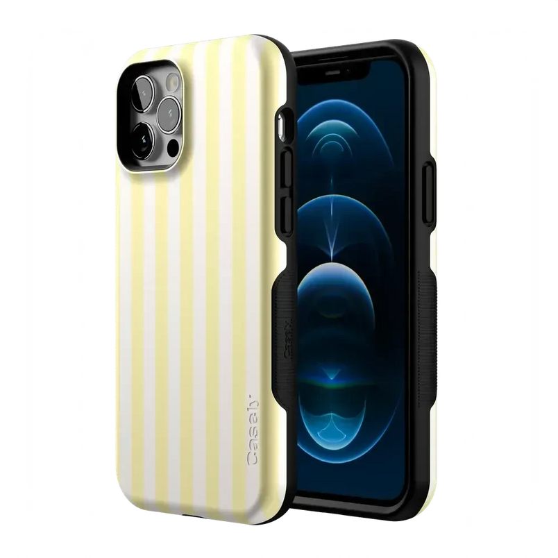 Butter Yellow Stripes | Sunday Best Case Phone Case get.casely 