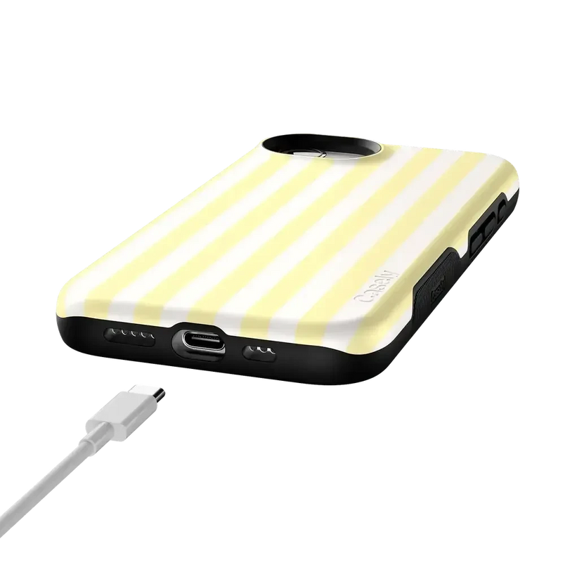 Butter Yellow Stripes | Sunday Best Case Phone Case get.casely 