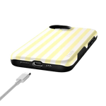 Butter Yellow Stripes | Sunday Best Case Phone Case get.casely 