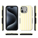 Butter Yellow Stripes | Sunday Best Case Phone Case get.casely 