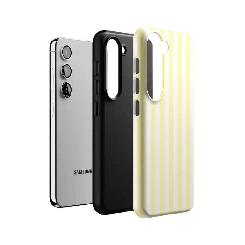 Butter Yellow Stripes | Sunday Best Case Phone Case get.casely 