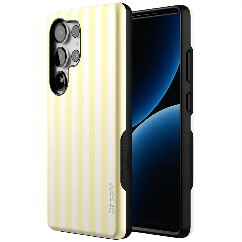 Butter Yellow Stripes | Sunday Best Case Phone Case get.casely 
