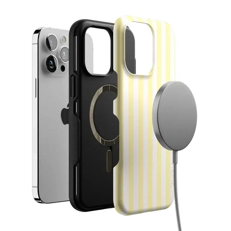 Butter Yellow Stripes | Sunday Best Case Phone Case get.casely 