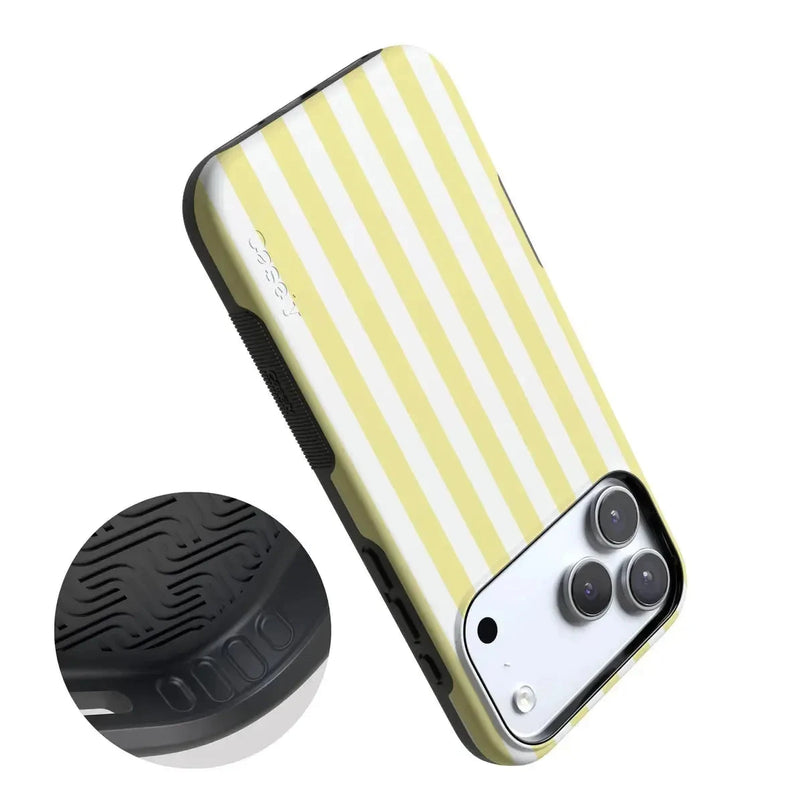 Butter Yellow Stripes | Sunday Best Case Phone Case get.casely 