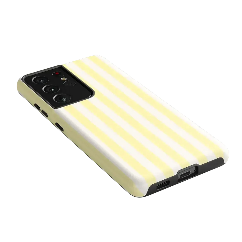 Butter Yellow Stripes | Sunday Best Case Phone Case get.casely 