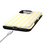 Butter Yellow Stripes | Sunday Best Case Phone Case get.casely 