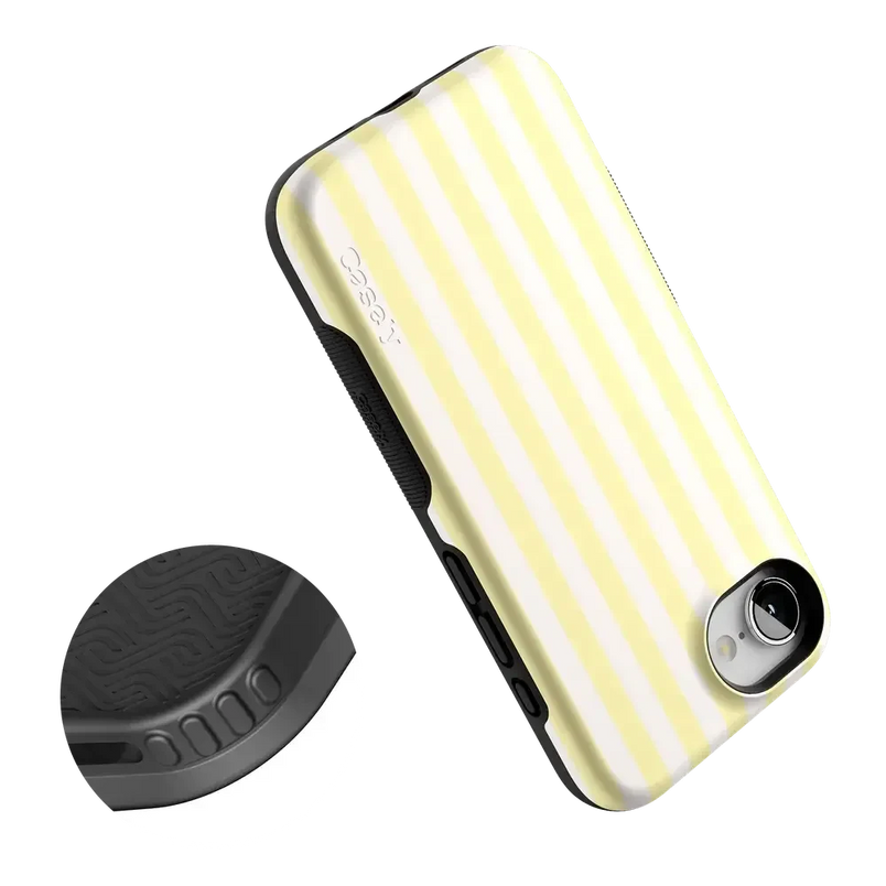 Butter Yellow Stripes | Sunday Best Case Phone Case get.casely 