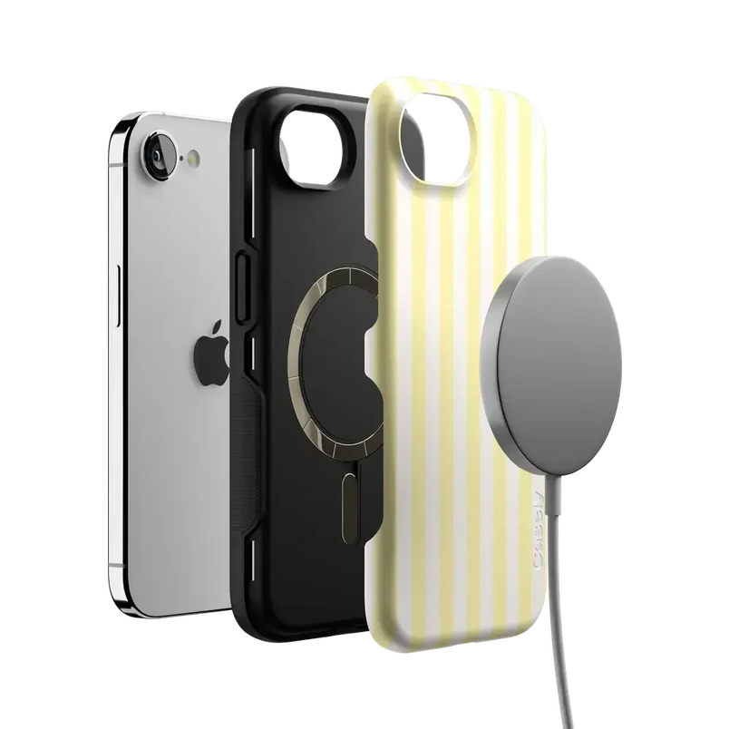 Butter Yellow Stripes | Sunday Best Case Phone Case get.casely 