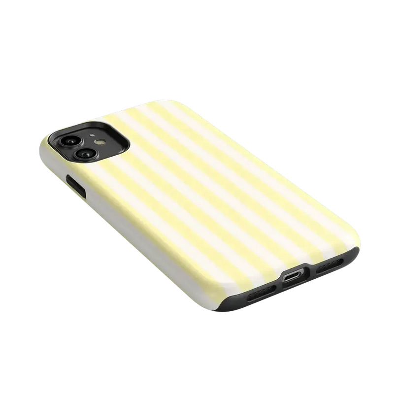 Butter Yellow Stripes | Sunday Best Case Phone Case get.casely 