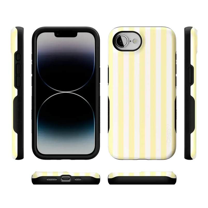 Butter Yellow Stripes | Sunday Best Case Phone Case get.casely 
