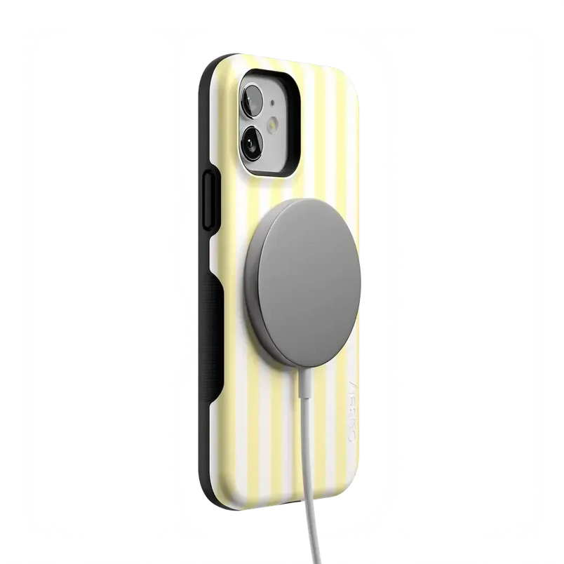 Butter Yellow Stripes | Sunday Best Case Phone Case get.casely 