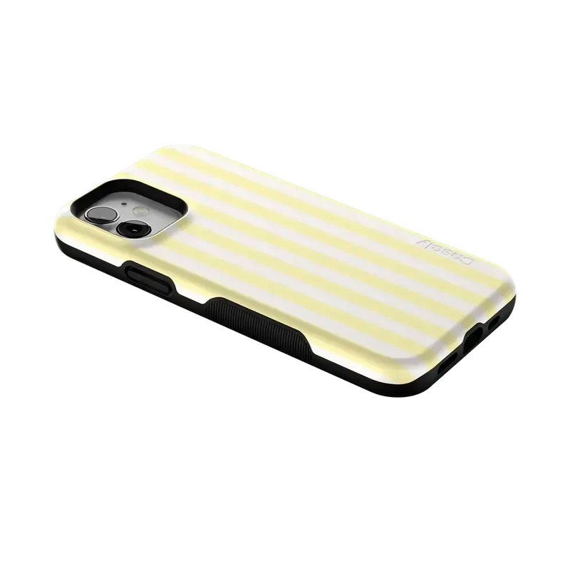 Butter Yellow Stripes | Sunday Best Case Phone Case get.casely 