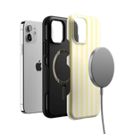 Butter Yellow Stripes | Sunday Best Case Phone Case get.casely 