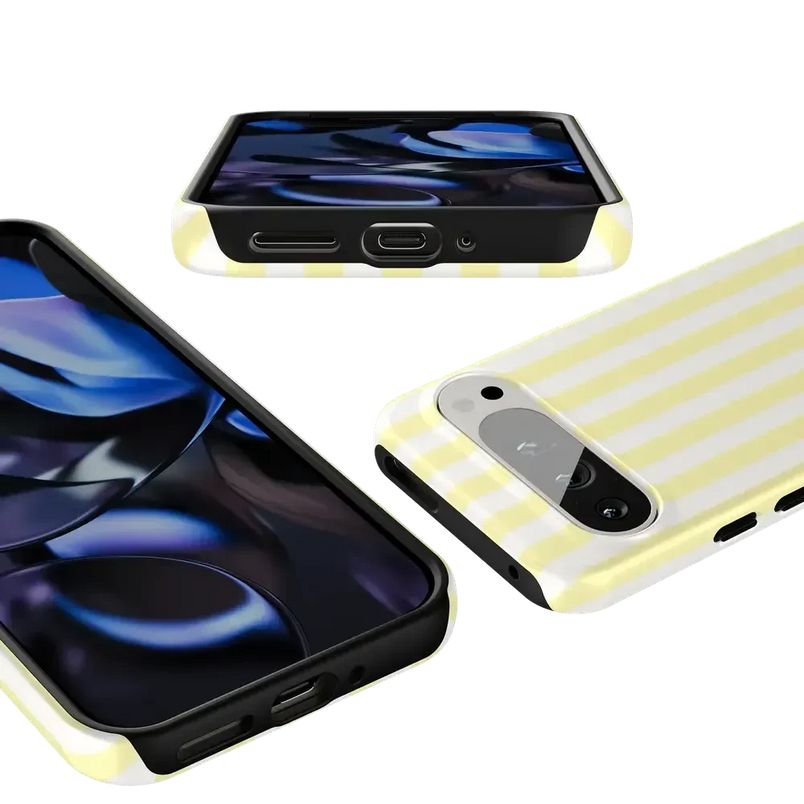 Butter Yellow Stripes | Sunday Best Case Phone Case get.casely 