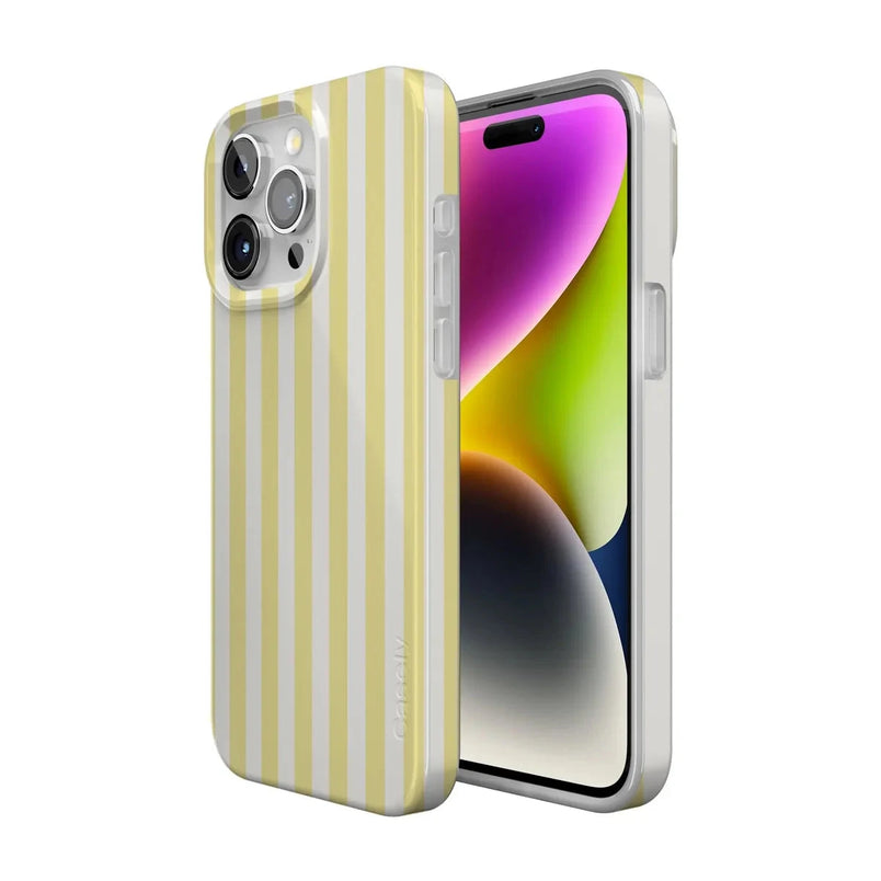 Butter Yellow Stripes | Sunday Best Case Phone Case get.casely 