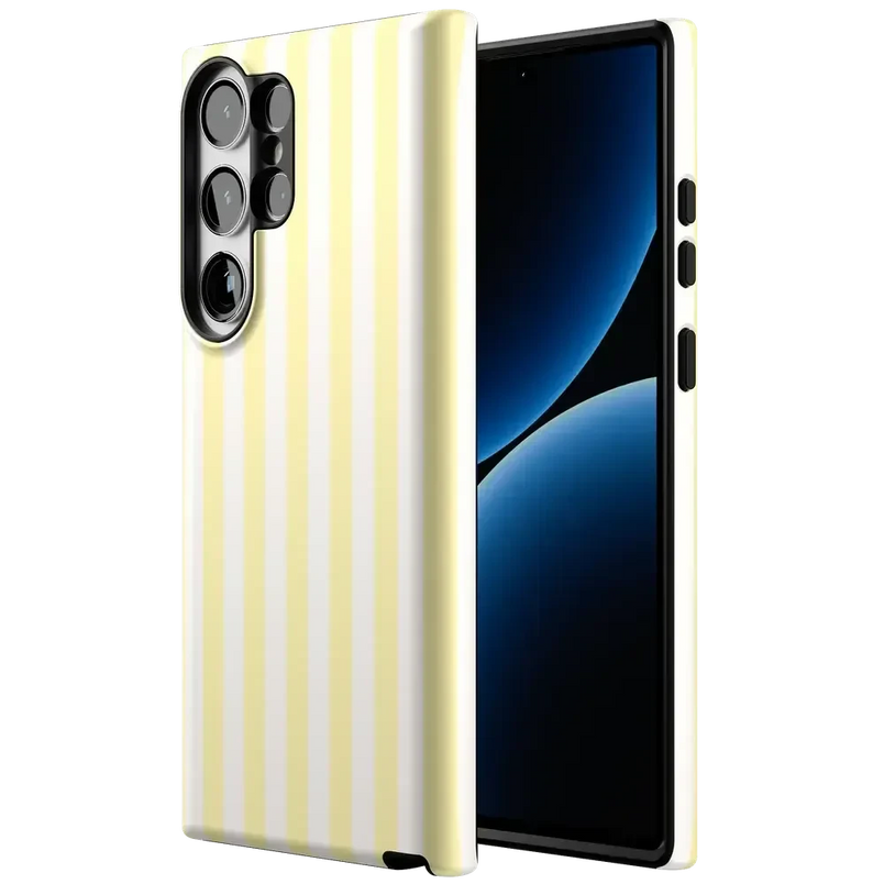 Butter Yellow Stripes | Sunday Best Case Phone Case get.casely 