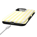 Butter Yellow Stripes | Sunday Best Case Phone Case get.casely 