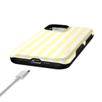 Butter Yellow Stripes | Sunday Best Case Phone Case get.casely 